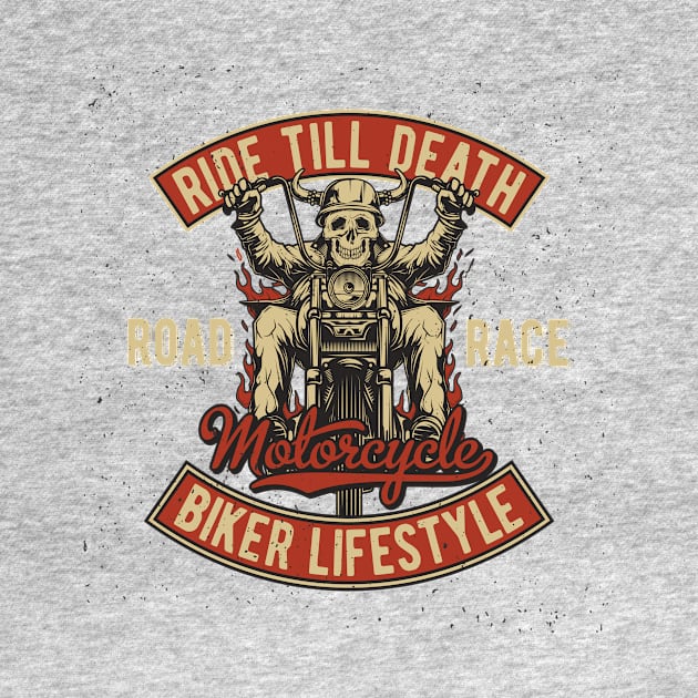 Ride Till Death - Skull Chopper by Hariolf´s Mega Store